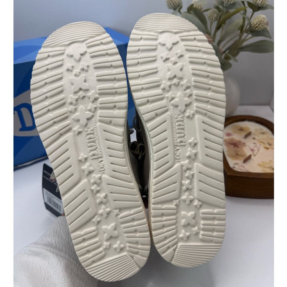 New Hey Dude Wally Funk Jacquard Slip-On Casual Loafers Gray Men's 8 NWB - Picture 9 of 10